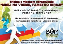 „Misli na vreme, pametno biraj”: Tribina o studiranju za bečejske maturante mislinavreme