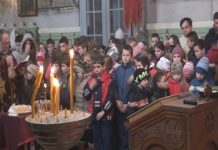 Novi Bečej: Svečanom liturgijom, rezanjem slavskog kolača i prigodnim programom obeležen Savindan