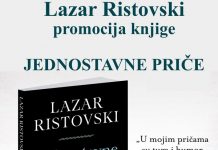 Glumac Lazar Ristovski u Bečeju promoviše knjigu „Jednostavne priče“