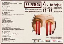 Večeras počinje četvrti bečejski festival monodrame – Be:femon