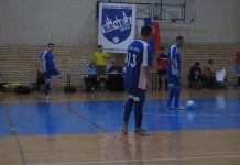 Futsaleri Bečeja porazom započeli nastavak prvenstvene trke Pred početak izvođenja početnog udarca na nedeljnoj utakmici | Foto: Vlastimir Jankov