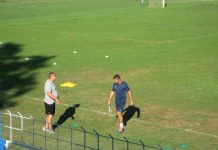 Fudbal: Na startu s Novopazovčanima Dogovor šefa Jovice Lakića i njegov asistenta Dalibora Novčića | Foto: Vlastimir Jankov