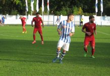 Fudbal: Tri Kovačevićava gola Sa tri postignuta gola, Mladen Kovačević je stigao do „kote 9“ | Foto: Vlastimir Jankov