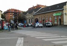Starija žena odvežena u urgentni centar: Saobraćajna nezgoda kod Gradske apoteke Fotografija sa mesta nezgode