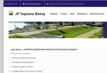 Na novom sajtu bečejske „Toplane“ fotografija Novog Bečeja Kej u Novom Bečeju na sajtu bečejskog preduzeća