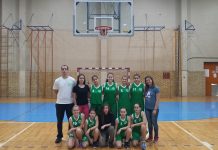 Košarka: Pionirke prve izlaze na teren Pionirke Bečeja s terenerom Markom Vukovićem | Foto: Vlastimir Jankov