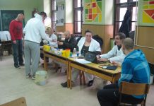 Prva ovogodišnja akcija dobrovoljnog davanja krvi u Bečeju Skroman odziv dobrovoljnih davalaca krvi | Foto: Vlastimir Jankov