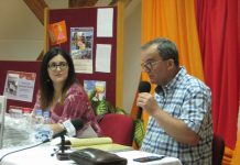 Nedelja džentlmena Bora Otić i Marijana Đaković tokom promocije knjige „Šorom, sredom“ | Foto: Vlastimir Jankov