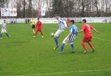 Fudbal: Kombinovani sastav do boda Kosta Dražić i Mladen Kovačević postigli su po gol u Bačkom Jarku | Foto: Vlastimir Jankov