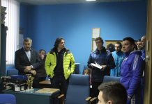 Fudbal: Prvoligaš sa Tise počeo pripreme za nastavak prvenstva Predsednik Dragan Knežev, sportski direktor Dejan Stanojev i članovi stručnog štaba na prozivci | Foto: Vlastimir Jankov