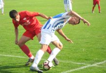 Fudbal: Momci sa Tise pobedili i u drugoj proveri Kosta Dražić je postigao gol i na njemu je bio prekršaj za jedanaesterac | Foto: Vlastimir Jankov