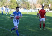Fudbal: Uz dobru igru i efikasni Aleksandar Marjanov je postigao tri gola u Novom Kneževcu | Foto: Vlastimir Jankov