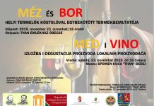 Méz és bor a Than Emlékházban