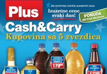 Plus Cash&Carry nedeljna ponuda proizvoda po izuzetnim cenama