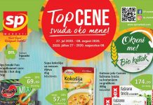 Avgustovske TOP cene u SP marketima