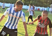 Fudbal: Uzalud posed lopte Bečejaca kad se ubedljivo izgubi Šansa da, gol ne - Bečejac Žarko Kobiljski u akciji