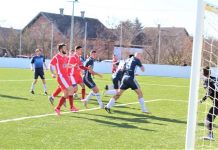 Fudbal: Gradištanci i Temerinci odmerili snagu u Bečeju Gužva u kaznenom prostoru Temerinaca
