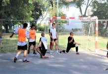 Počeo bečejski turnir u malom fudbalu „Trofej Novog sela“ Gol Miodraga Pelengića iz slobodnog udarca na prvoj utakmici turnira