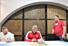 Fudbal: Izborna skupština FK Vojvodine iz Bačkog Gradišta Na Izbornoj skupštini FK Vojvodine Branislav Tatić, Radomir Raković i Goran Kudrić