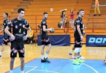 Odbojka: Bečejci u petak 18.30 dočekuju Banat iz Vršca Denis Mehić u prvom planu i kapiten Nebojša Milovac desno