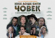 Film „Nije loše biti čovek“ u petak u Gradskom pozorištu