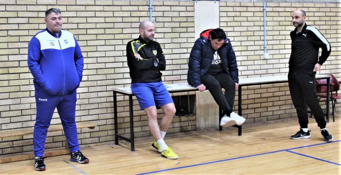 Stručni štab KMF Bečej 2003 na prozivci