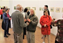 Samostalna izložba akvarela Bečejke Piroške Tot Kaša Zapažena poseta na otvaranju izložbe
