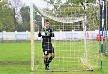 Fudbal: Bečejci osokoljeni pobedom protiv Odžačana gostuju u Somboru Jedan od dvojice: golman Bečejaca Miljan Drinčić