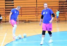 Futsal: Ovosezonska prvoligaška futsal premijera kraj Tise Tandem golmana Bečejaca - Stefan Ljubić (17) i Žarko Jorgić