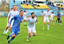 Fudbal: Bečejci se ubedljivom pobedom oprostili od malobrojnih navijača Kapiten Ilija Tutnjević je često pravio izlete pred gol gostiju