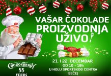 21. i 22. decembar – Ne propustite vašar čokolade!