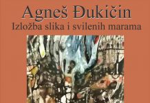 Izložba slika i svilenih marama Agneš Đukičin