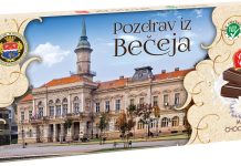 Čokolade sa motivima grada dostupne u Turističkoj organizaciji opštine Bečej