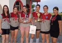 Odbojka: Libero osvojio prvo mesto na turniru u Futogu u konkurenciji 64 ekipe Helena Tomić, Nina Korda, Sonja Rajić, Jefimija Preradov, Jovana Grujić i Nađa Obradović