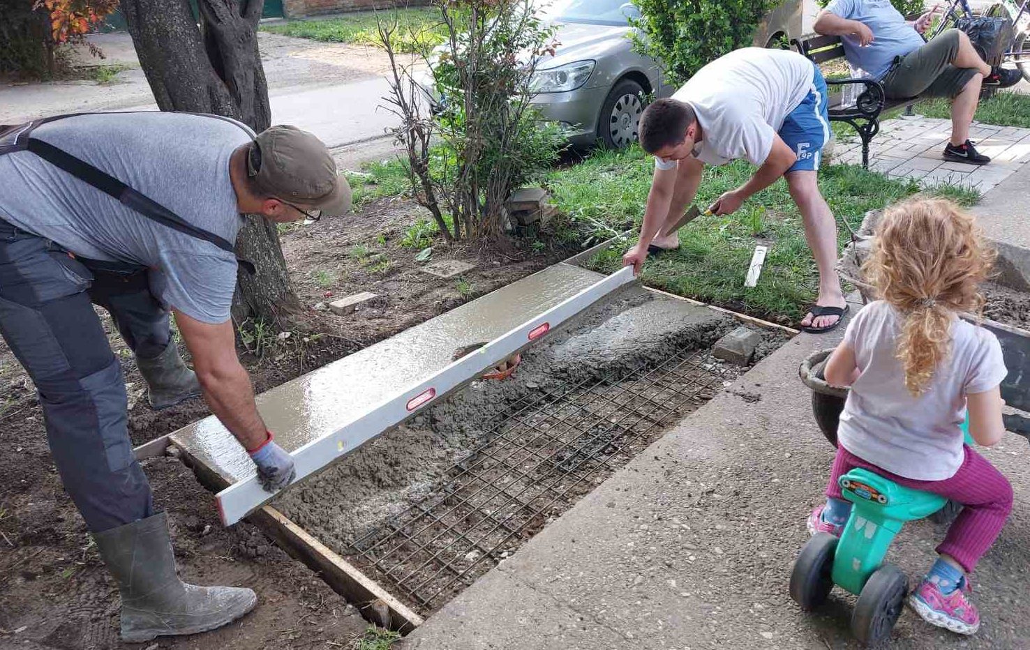 Ovako su tekli radovi | Foto: Komšije za komšije