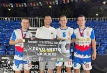 Fudbalski karavan Admiralbet 3×3 tokom vikenda u Bečeju Pobednička ekipa turnira Admiralbet u Leskovcu | Privatna arhiva