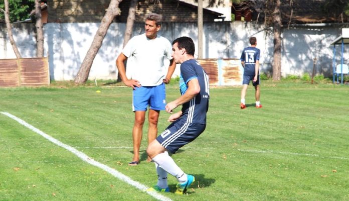 Kapiten Voše Miodrag Pelengić i trener golmana Slobodan Backović