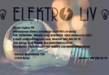 Elektro Liv iz Bečeja zapošljava elektroinstalatera/električara