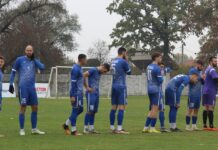 Fudbal: Bečejci pobedili u derbiju začelja kraj Tise Startna postava Bečejaca u derbiju začelja