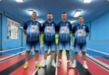 Kuglanje: U subotu Gradištanci dočekuju Apatince Kvartet gradištanskih kuglaša - Erdeljan, Vojnović, Kurcinak, Radatovič