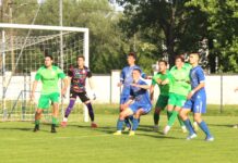 Fudbal: Nova sedmica u mreži Bečejaca kraj Tise Retka slika ped golom gostiju