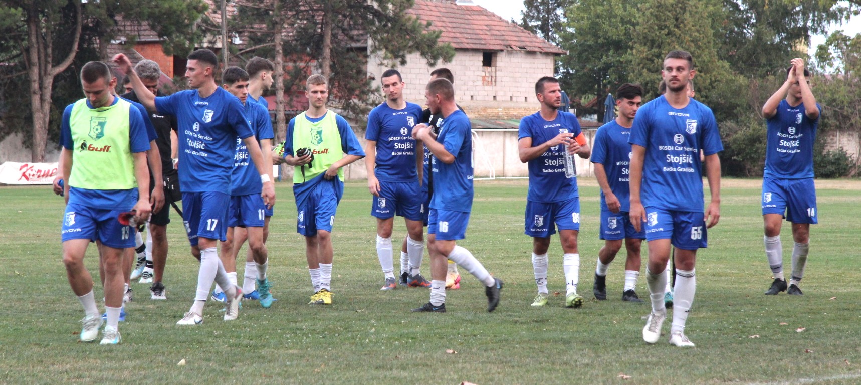 Gradištanci po završetku utakmice protiv Obilića