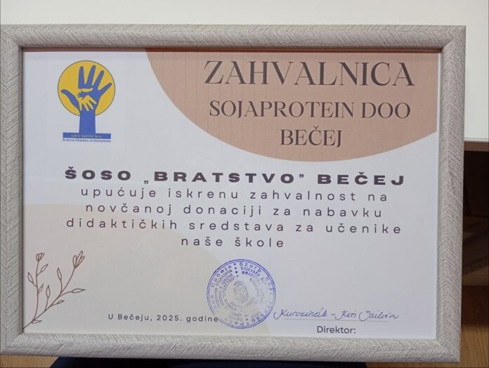 sojaprotein zahvalnica