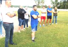 Fudbal: Bečejci u miru kuju planove kako da im proleće bude uspešnije U prvom planu predsednik OFK Bečej 1918 Milan Brkljač i trener Lazar Dabižljević