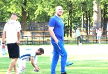 Fudbal: Pripreme za nastavak sezone počeli i Bačkogradištanci Potpredsednik Branislav Tatić, trener Dušan Medić i kapiten Nemanja Jović