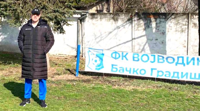 fk vojvodina - Trener Vojvodine iz Bačkog Gradišta Dušan Medić