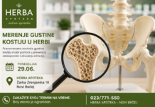 Osteoporoza se razvija tiho – zakažite termin na vreme u Apoteci HERBA u Novom Bečeju