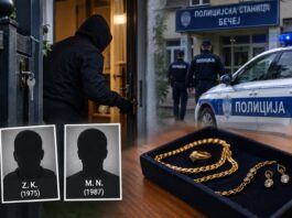 Ostavila ključ u kapiji – lopovi ukrali nakit, policija ih brzo uhvatila Foto: Ilustracija / AI generisana fotografija