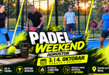 PRIJAVE U TOKU: „Padel Weekend“ 3. i 4. oktobra na Agrostok terenu u Bečeju