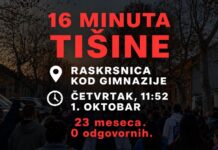 Sutra 23 meseca od pada nadstrešnice: „Bečej se budi“ poziva građane na 16 minuta tišine